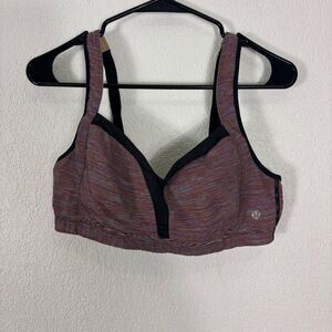 Lululemon Ta Ta Tamer III Space Dye Twist Lullaby Ray Sports Bra 38D